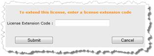 Extending a license subscription